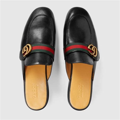 gucci leather palm for men|Gucci slippers for men.